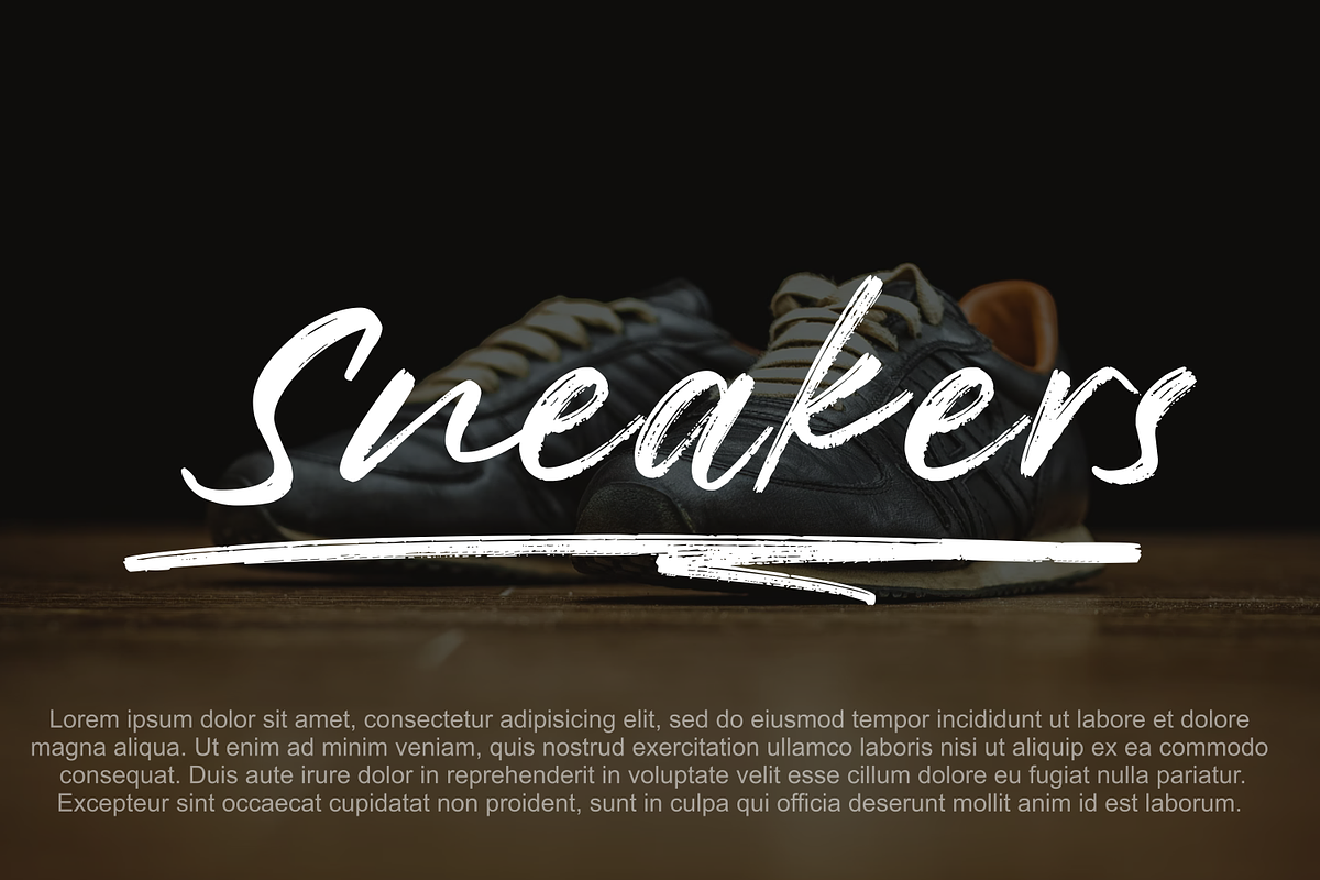 Unseeness, a Script Font by zamjumps (Photo 4 of 10)
