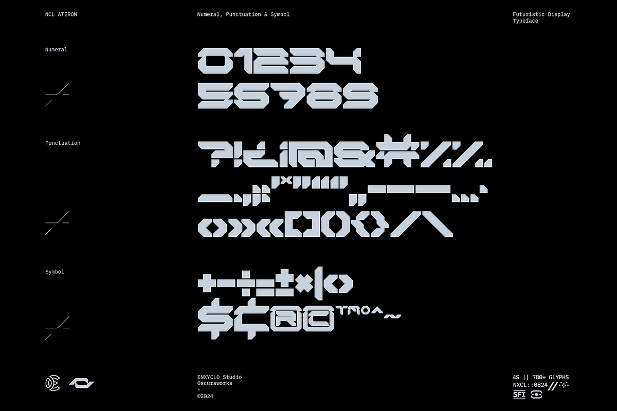 NCL Aterom, a Sans Serif Font by Enxyclo Studio (Photo 2 of 7)