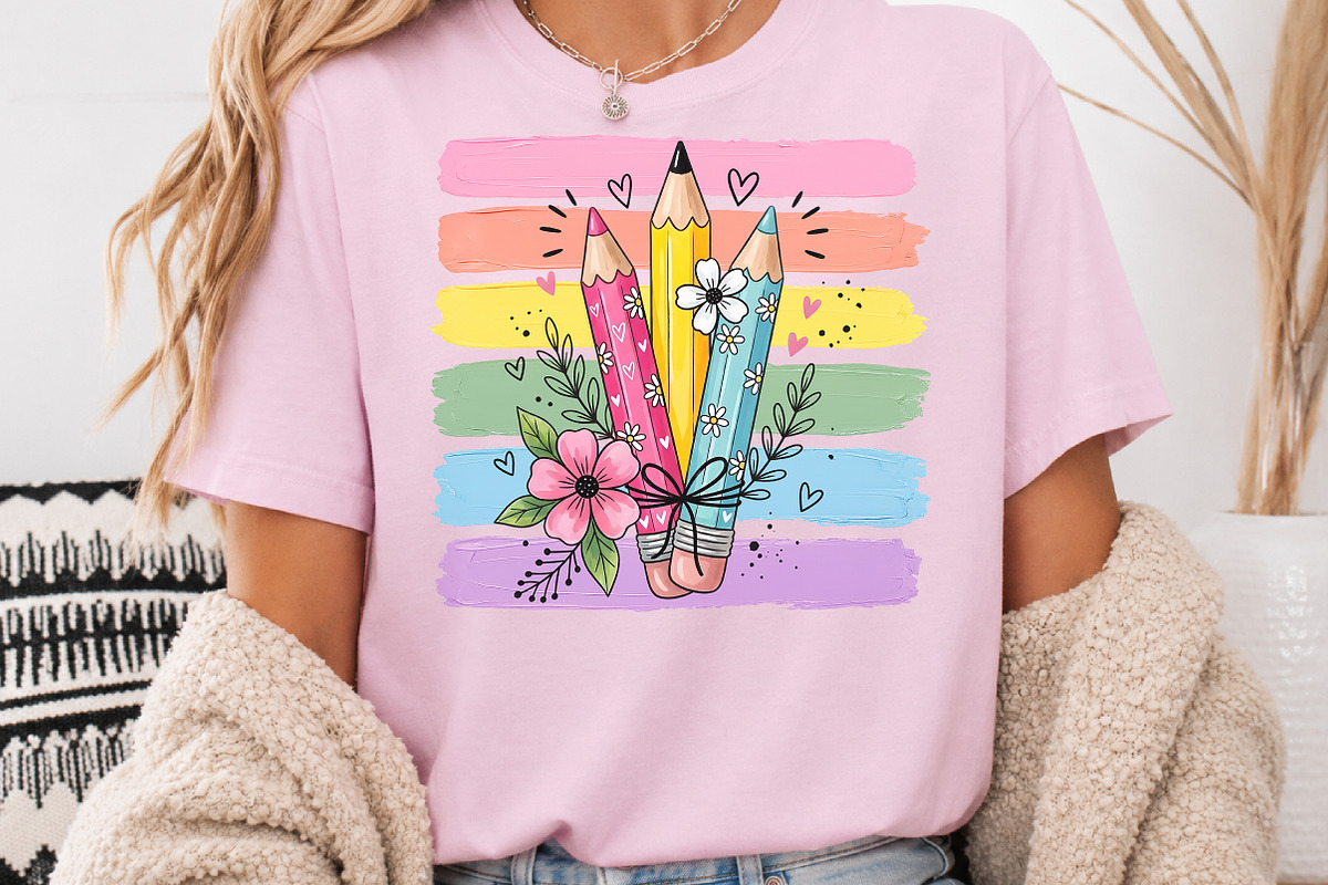 Back to School PNG, Cute Pencils, a Seasonal Illustration by Rose Art (Photo 4 of 5)