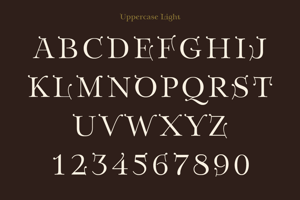 Anges - stylistic Art Nouveau font, a Serif Font by TypeFaith Fonts (Photo 3 of 13)
