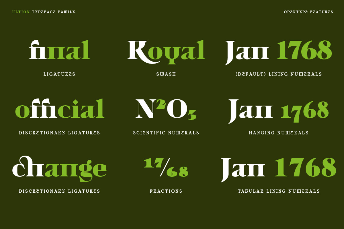 Ultion, a Serif Font by Typogama (Photo 6 of 16)