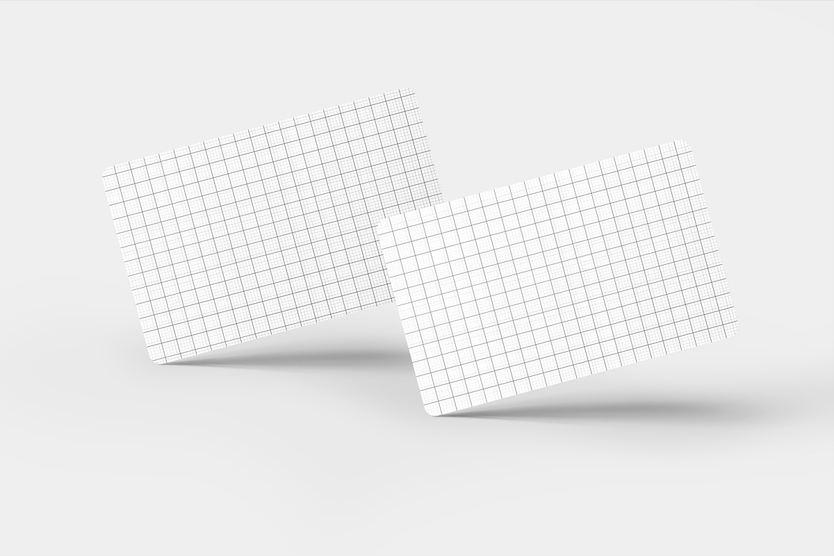 Grid- Business Card Mockup, an Advertising Mockup by Templeste (Photo 2 of 2)