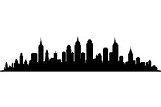 City Skyline Silhouette Bundle, an Object Graphic by Creativeshirt (Thumbnail 14 of 20)