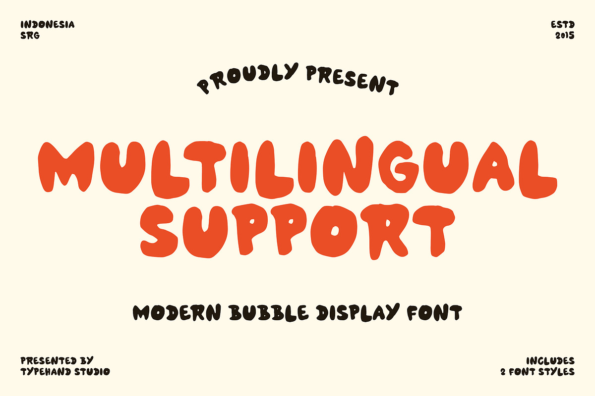 Battlegum — Modern Bubble Display, a Symbol Font by Typehand Studio (Photo 10 of 10)