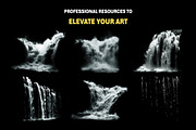 75+ PNG Cutout Waterfalls, an Object Graphic by Mikel Blazgad (Thumbnail 4 of 9)