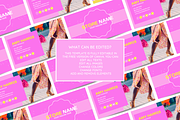 Purple Business Card, a Business Card Template by SunshineStudioBoutique (Thumbnail 3 of 10)