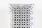 Wicker Basket Ikea Knarra 1 White, an Object 3D Model by Markelos (Thumbnail 4 of 10)