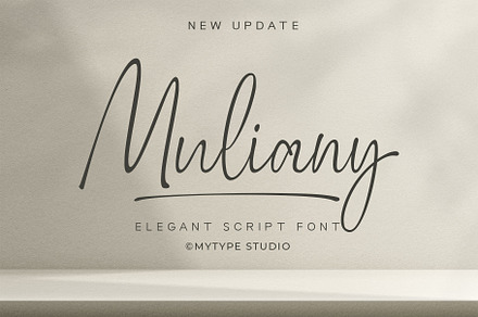 Muliany | Elegant Script Font
