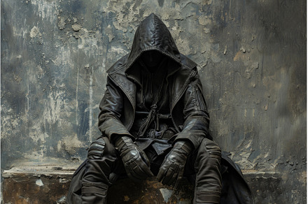 Menacing Assassin hooded throne, a Beauty & Fashion Photo by Ylivdesign
