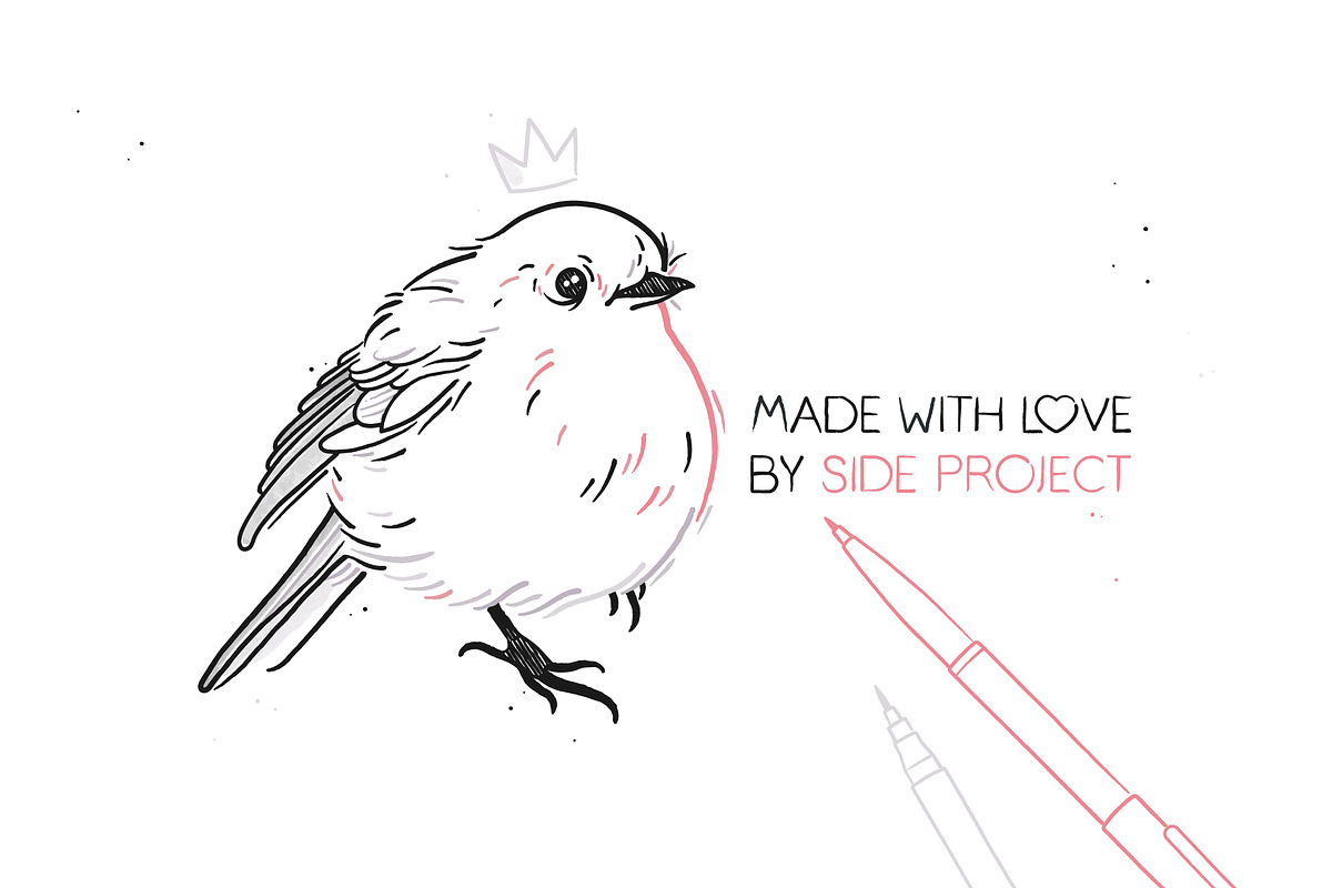 Pigment Pen Brushes, a Brush Add-On by Side Project (Photo 4 of 7)