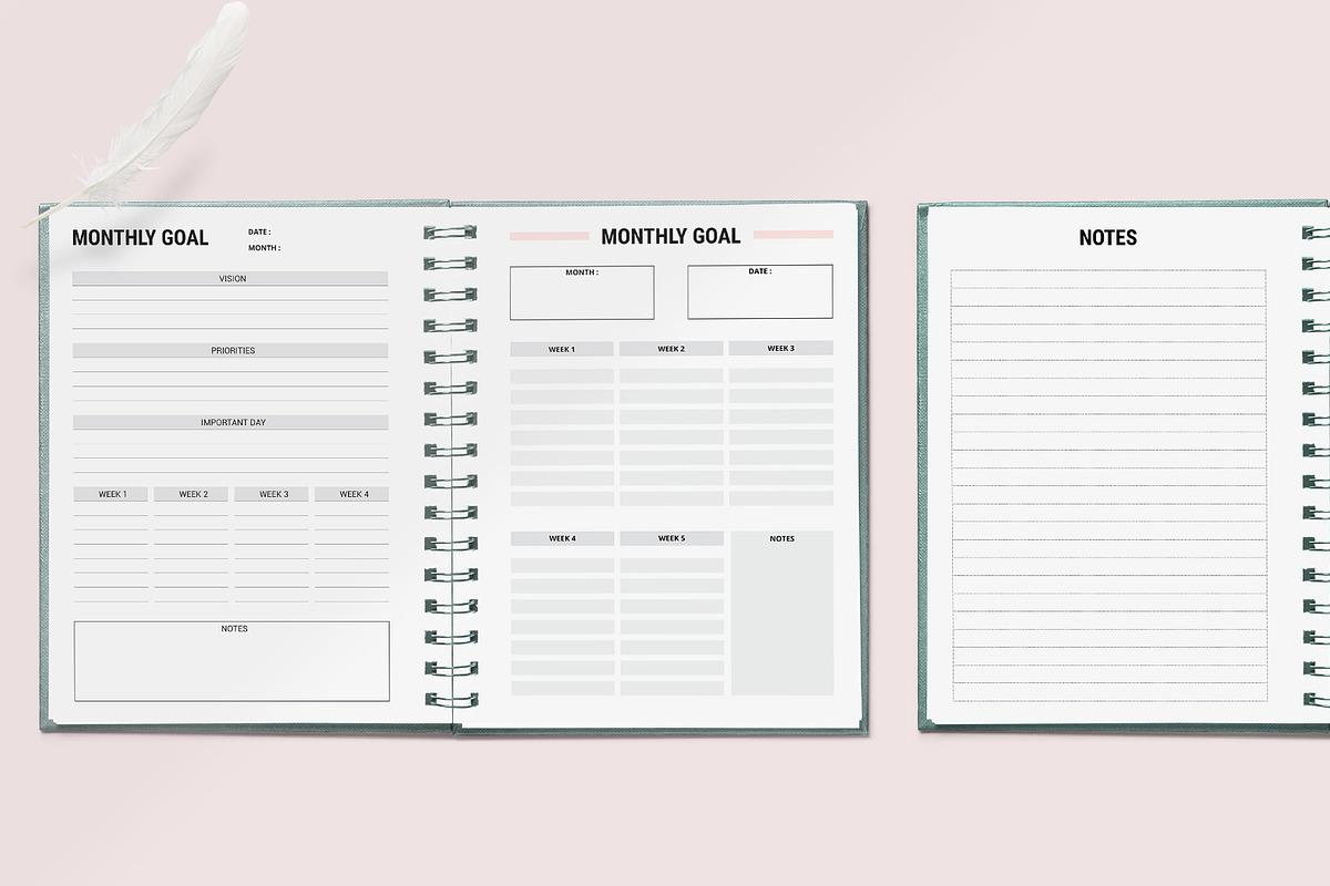 Ultimate Planner Bundle Pack, a Stationery Template by ROJI CREATOR (Photo 4 of 12)