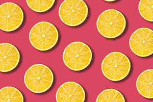Vibrant lemon fruit pattern, a Food & Drink Photo by BOOCYS