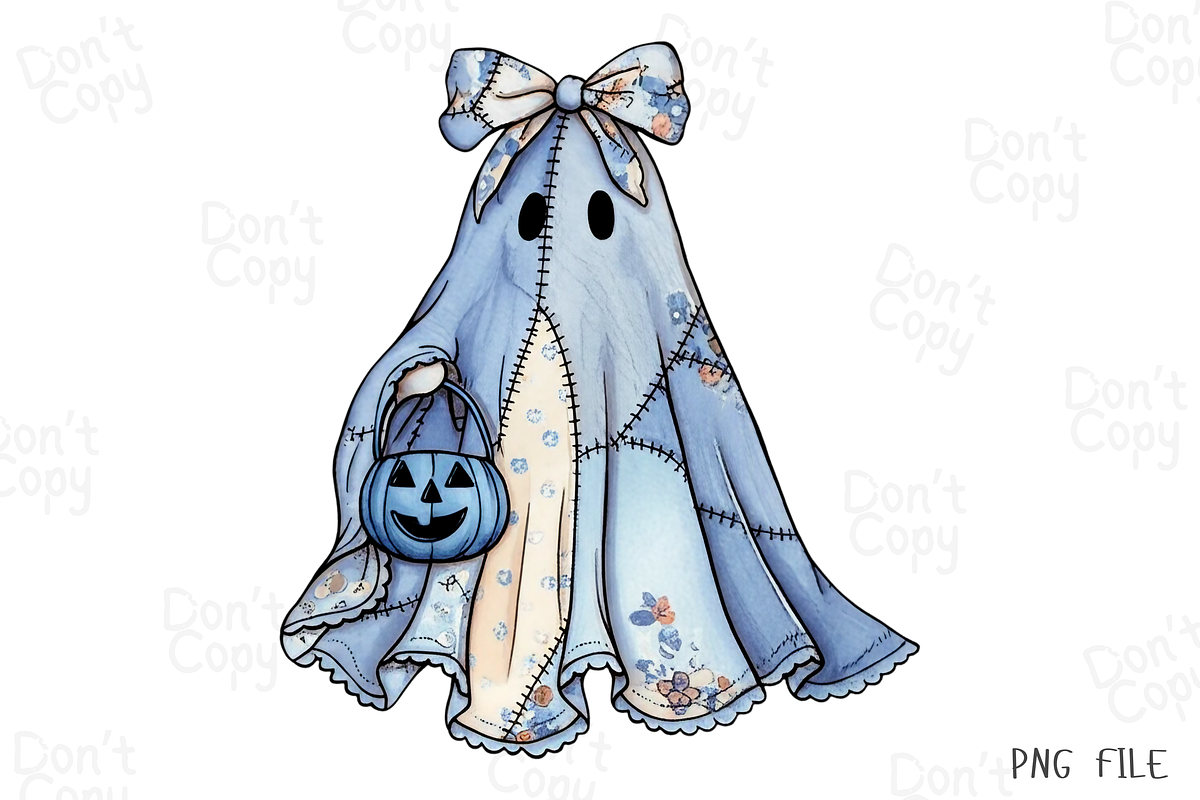 Custom Halloween Ghost Png, a Graphic by Clipart Bloom (Photo 1 of 2)