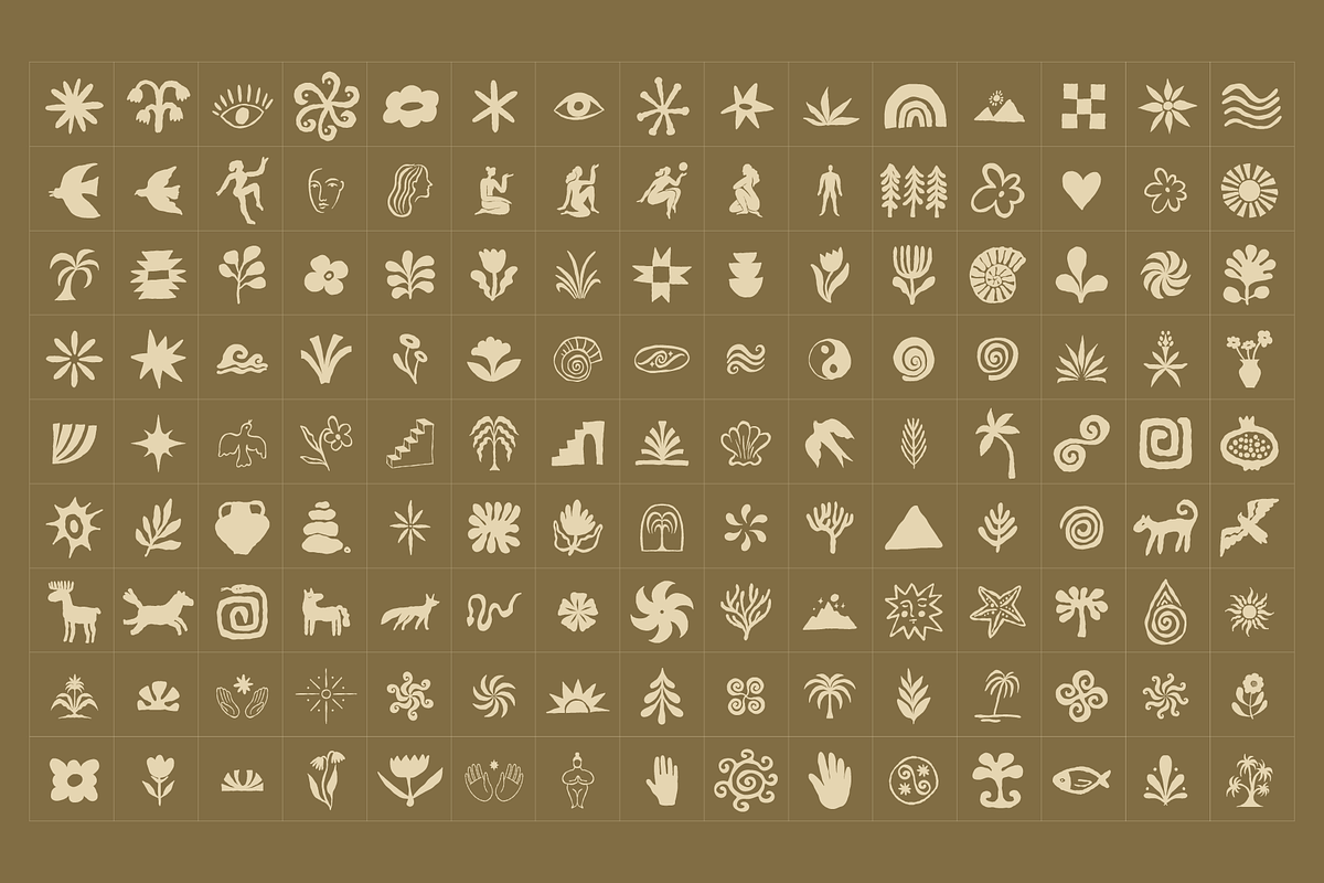 Mystic Relics, Hand-Drawn Glyphs, an Object Graphic by venimo (Photo 13 of 17)