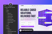 Cargix - Cargo Logistic Landing Page, a Websites & App Template by SLAB! Design (Thumbnail 2 of 4)