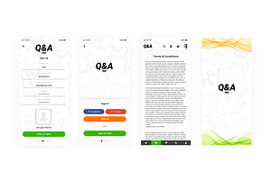 Quora Mobile App Template