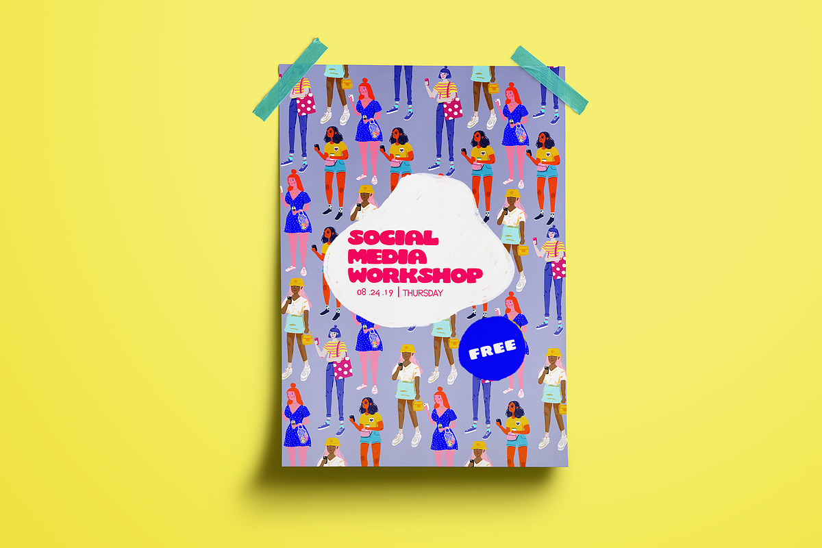 15 hand drawn girls illustration set, an Illustration by Plainly Simple Store (Photo 9 of 13)