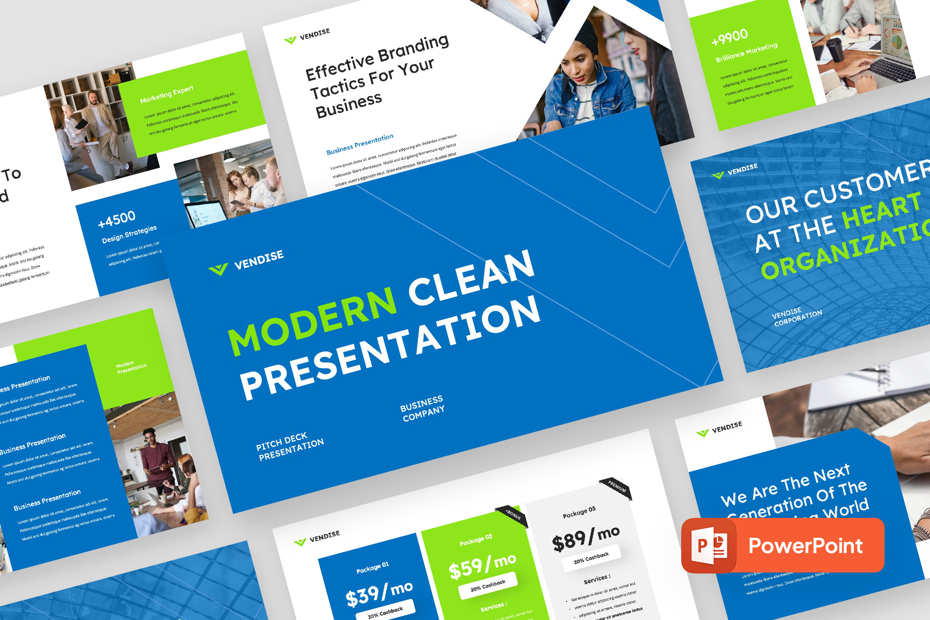 VENDISE - Powerpoint Template, a Presentation Template by rgbryand