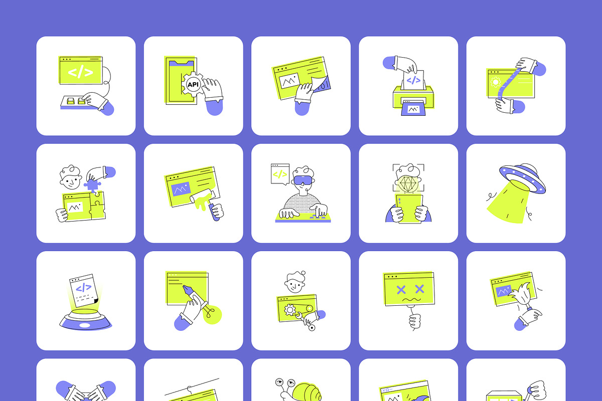 150 Tech and Engineering Icons, an Outline Icon by Creative Stall (Photo 8 of 9)