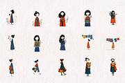 Playful Daily Life Line Art, a Seasonal Illustration by CreationArt (Thumbnail 4 of 7)