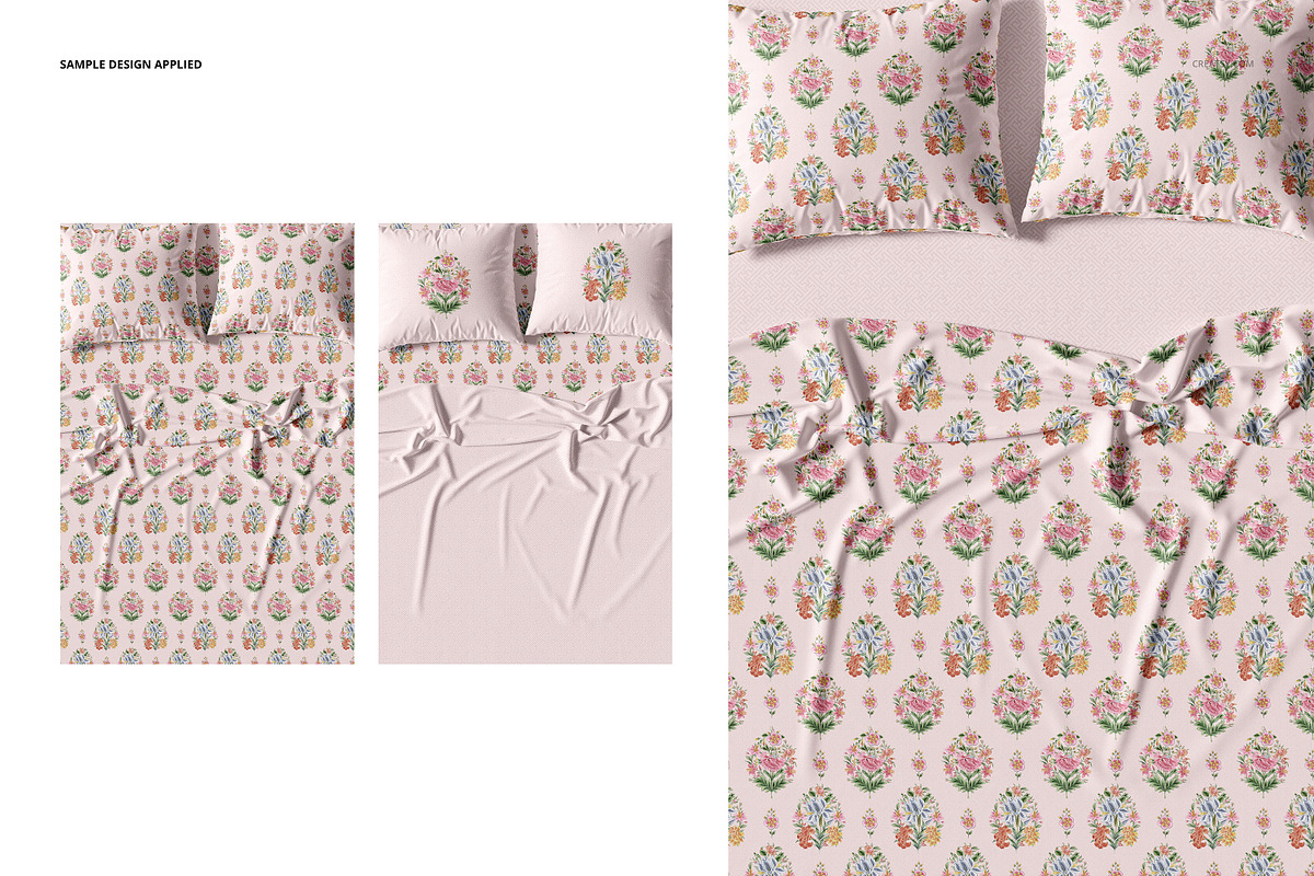 Bedding Set Mockup Set, an Apparel Mockup by creatsy5 (Photo 4 of 8)