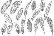 Vector feathers, an Illustration by risovanya (Thumbnail 2 of 4)