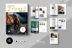 Travel Magazine Template | Photobook