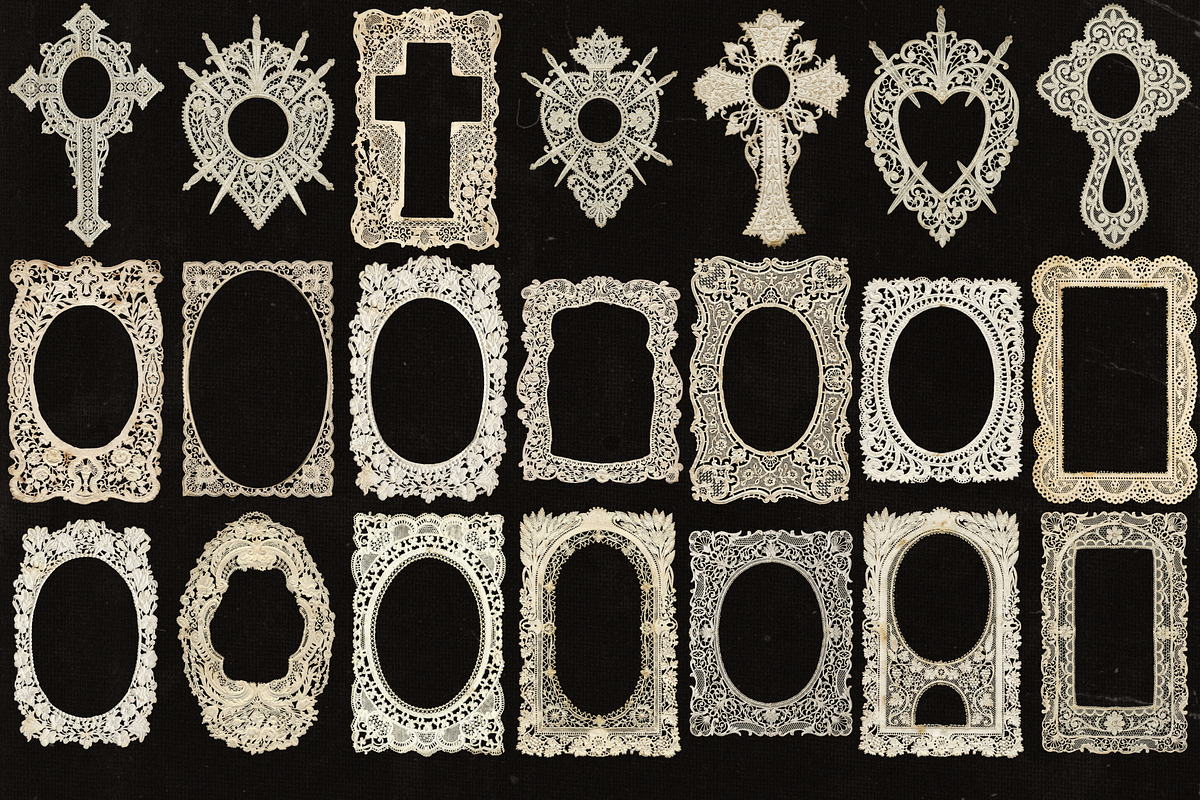 Sacred Lace Frames Bundle, an Object Graphic by The Flossy Finch (Photo 19 of 20)