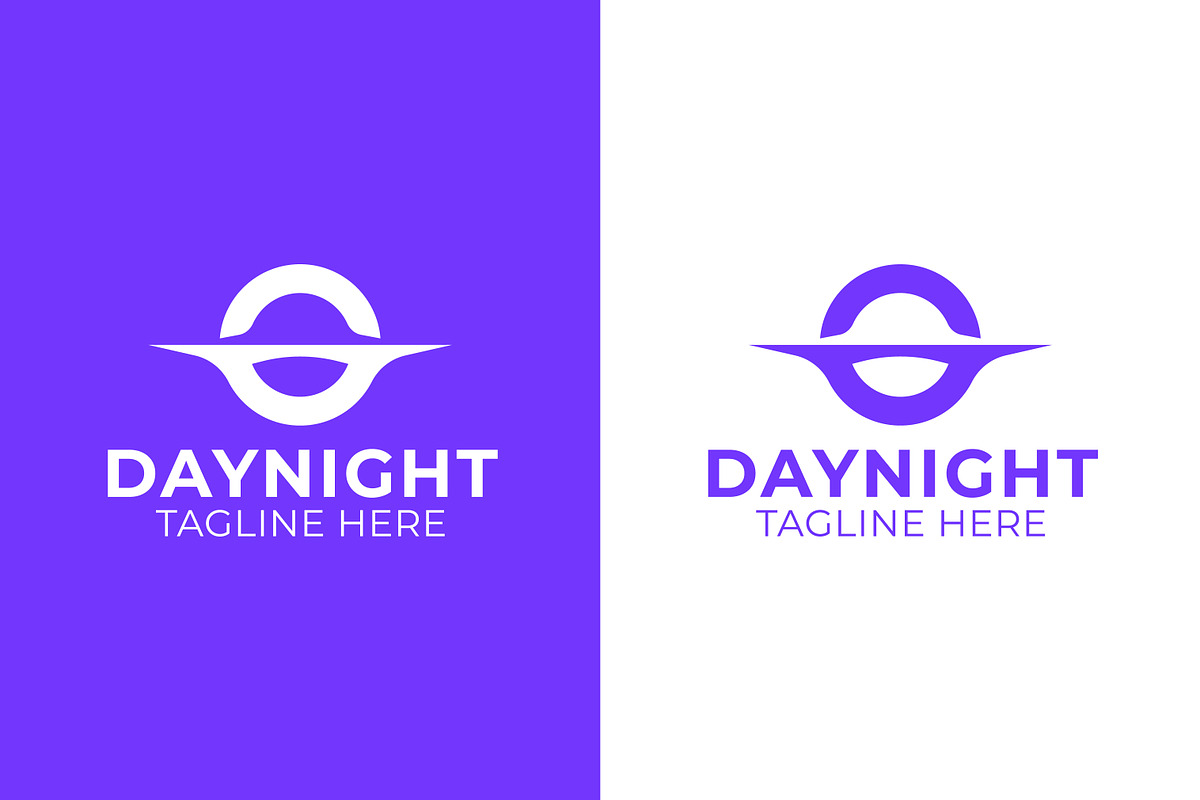 Day Night and Sun Horizon Logo, a Branding & Logo Template by Signatoro (Photo 1 of 3)