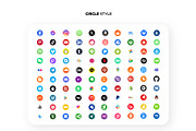 Social media icons set, an Icon by Team_Ultra_Graphics (Thumbnail 2 of 13)