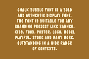 Chalk Bubble Font, a Handwritten Font by QR Design Studio (Thumbnail 4 of 7)