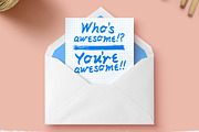 Yiayia Handwritten Font, a Script Font by Huebert World (Thumbnail 2 of 5)