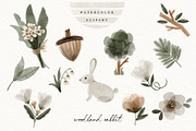 64 Boho Woodland Animal Clipart, an Animal Illustration by beatriceviyiwi (Thumbnail 6 of 6)