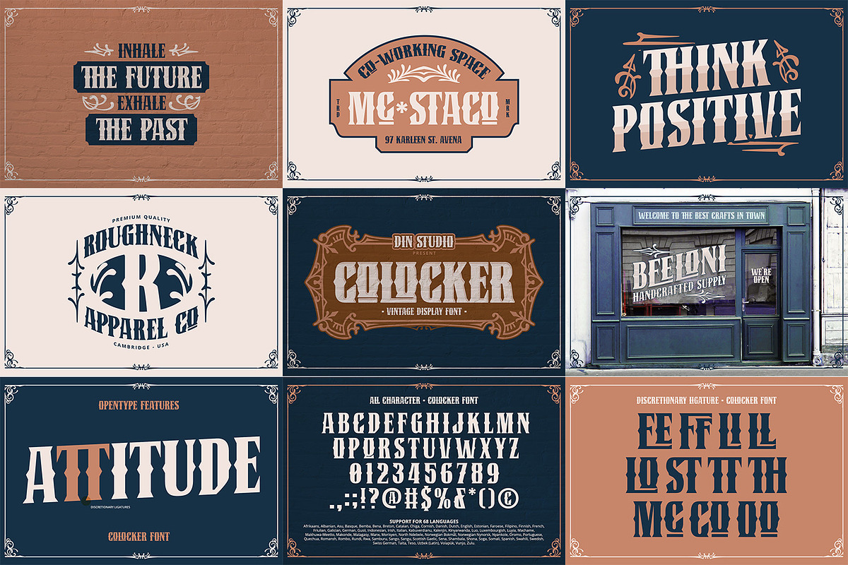 Vintage Font Bundle 4, a Symbol Font by Vintage Division (Photo 5 of 12)