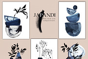 Japandi Abstract Watercolor Clip Art, a Decorative Illustration by whiteheartdesign (Thumbnail 3 of 24)