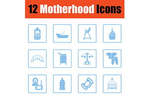 Motherhood Icon Set