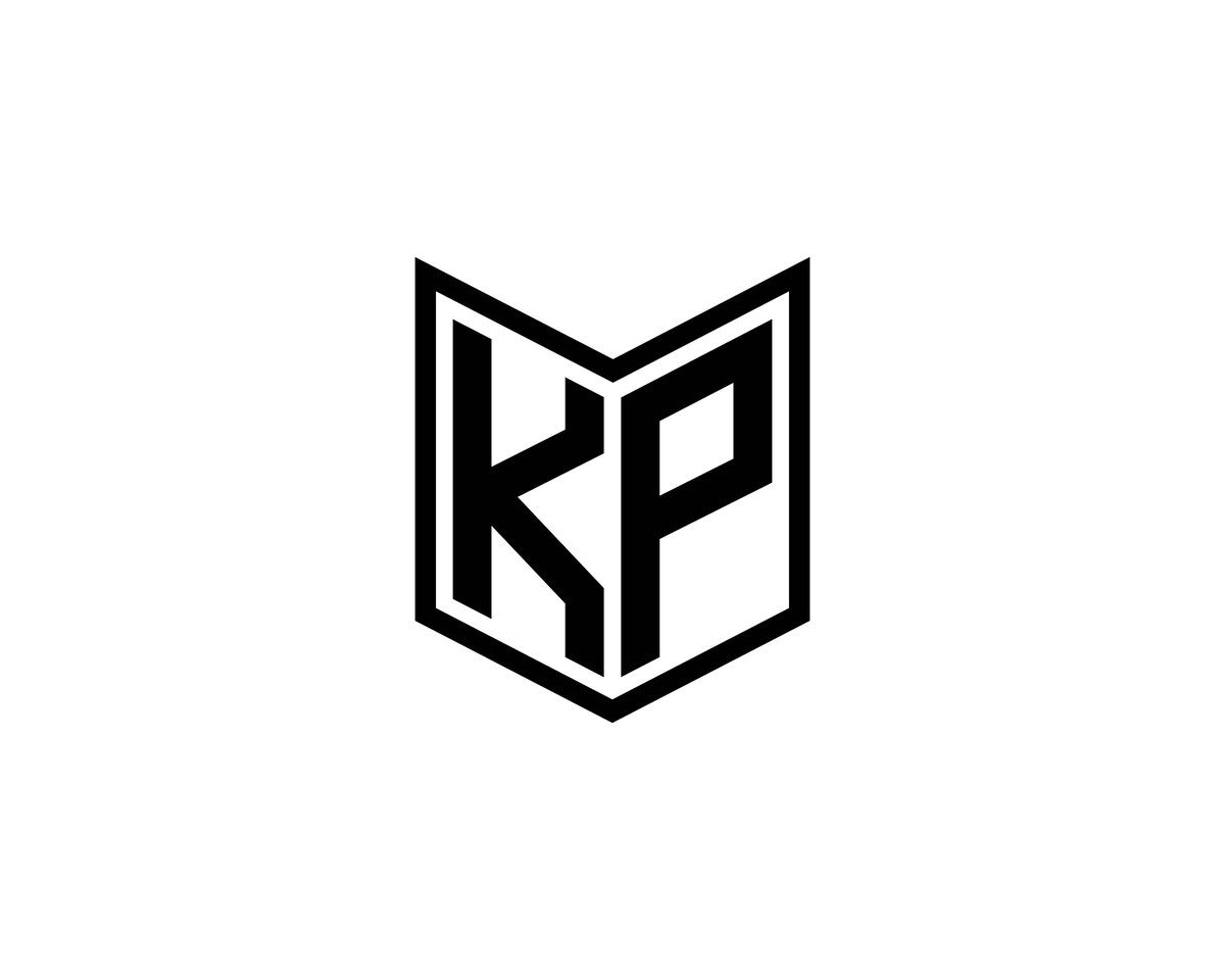 KP logo design vector template, a Branding & Logo Template by xcoolee