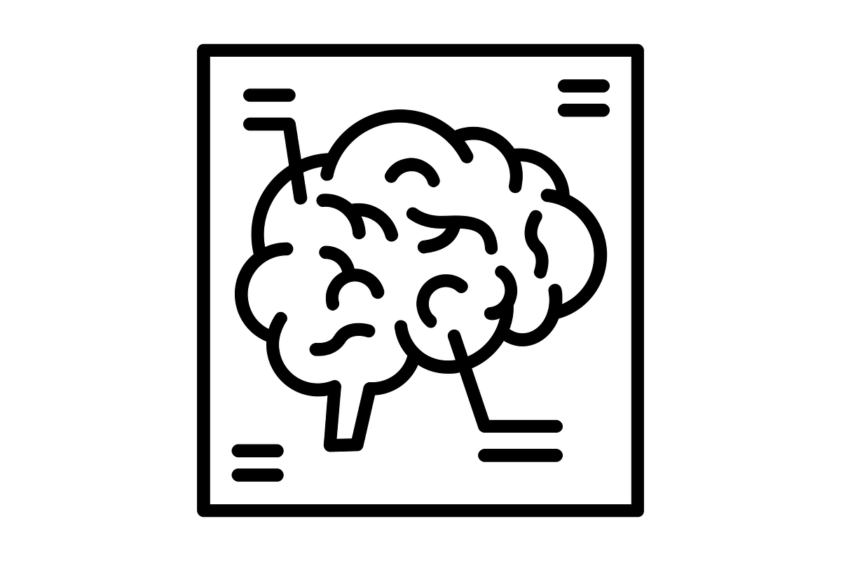 Brain X Ray Line Icon, an Icon by Pexelpy (Photo 2 of 2)