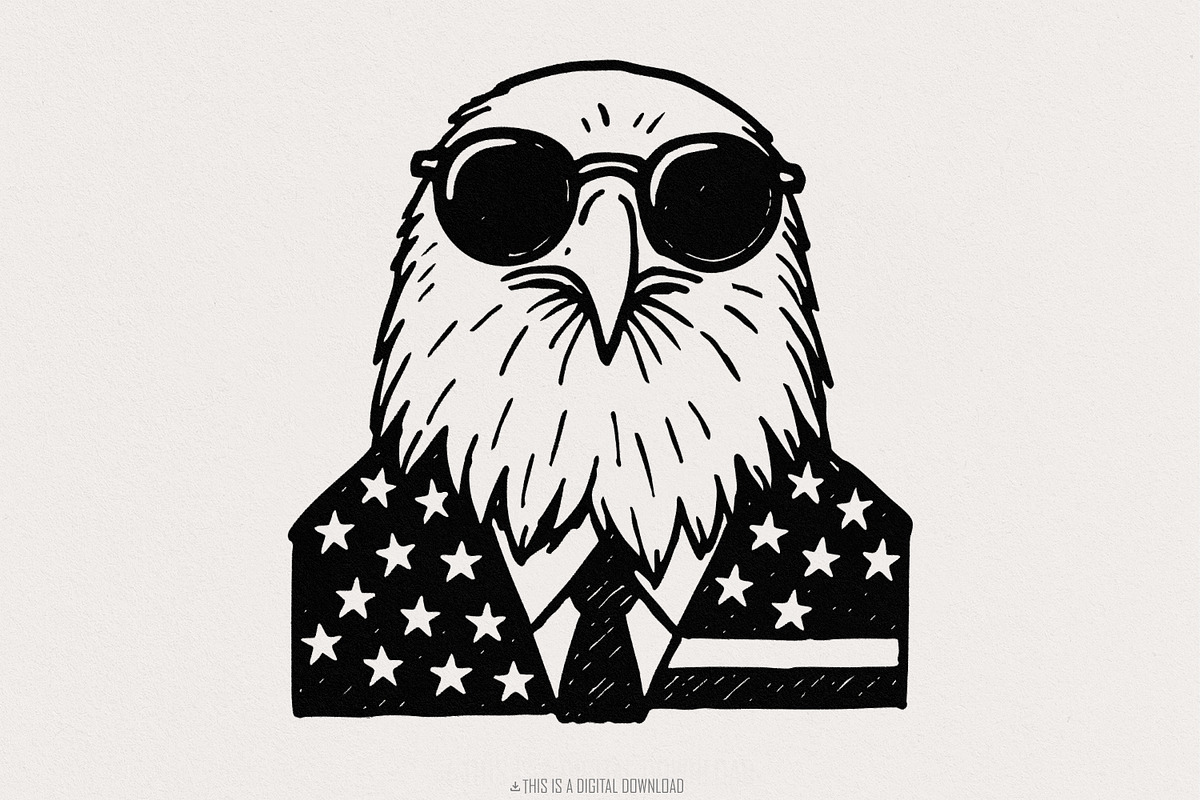 Patriotic 4th of July PNG, American, an Illustration by SharpMarketplace (Photo 1 of 9)