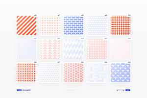 150 Geometric Seamless Patterns Set