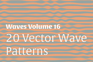 Waves Vol. 16 | 20 Vector Patterns