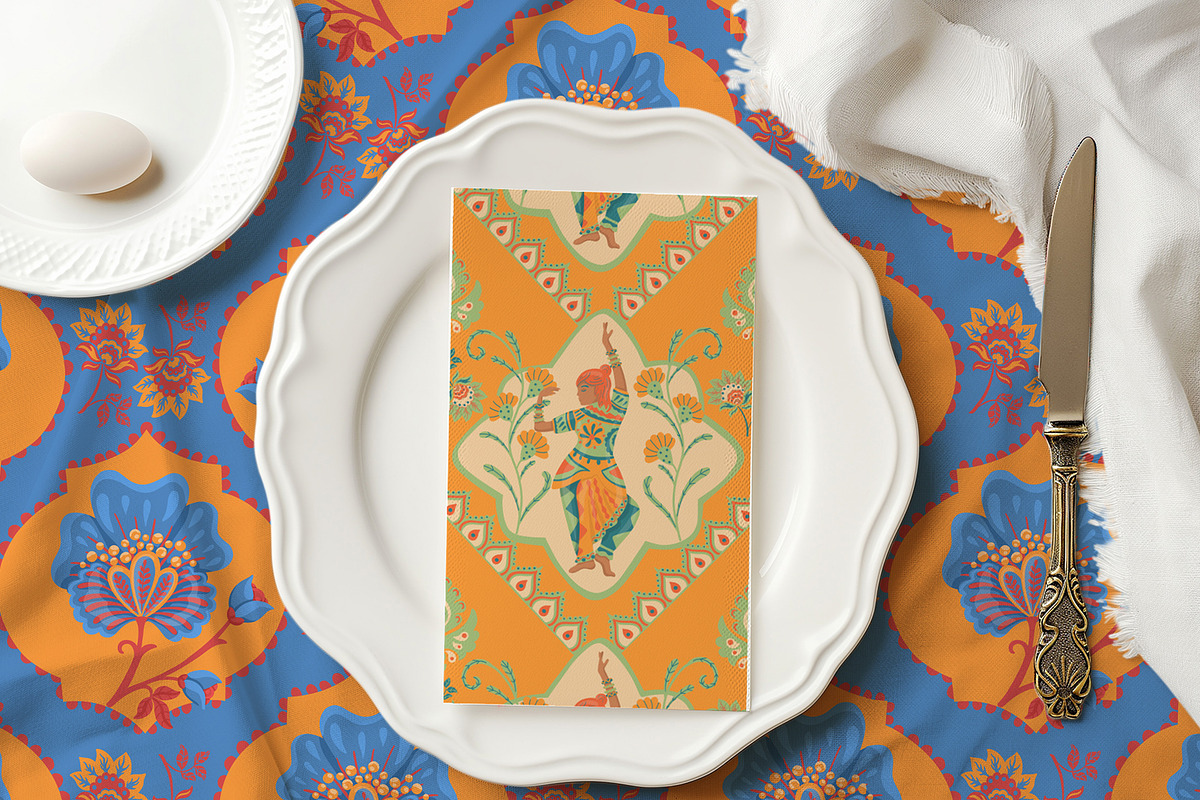 Indian vector patterns, a Pattern Graphic by Carpet Tapete Pretzel (Photo 6 of 25)