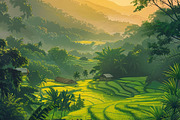 Golden Rice Field at Sunset, a Photo by LOGOCREATIVE (Thumbnail 11 of 27)