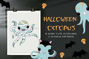 Halloween octopus, an Illustration by Nejumi (Thumbnail 1 of 5)