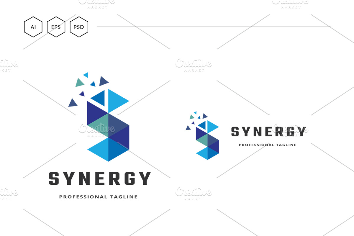 Synergy - Letter S Logo, a Branding & Logo Template by Design_Planet
