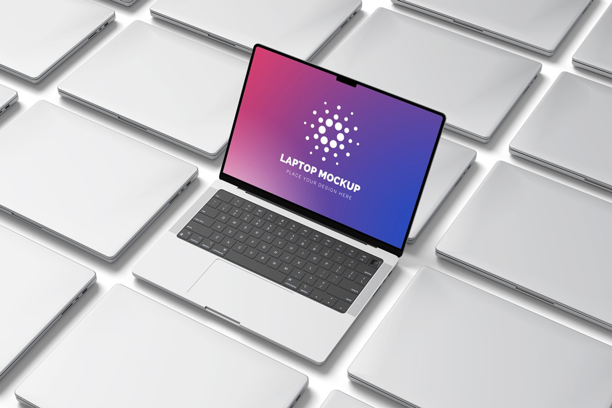 Realistic Laptop Mockup, a Mac Mockup by Graphic Deal (Photo 6 of 7)