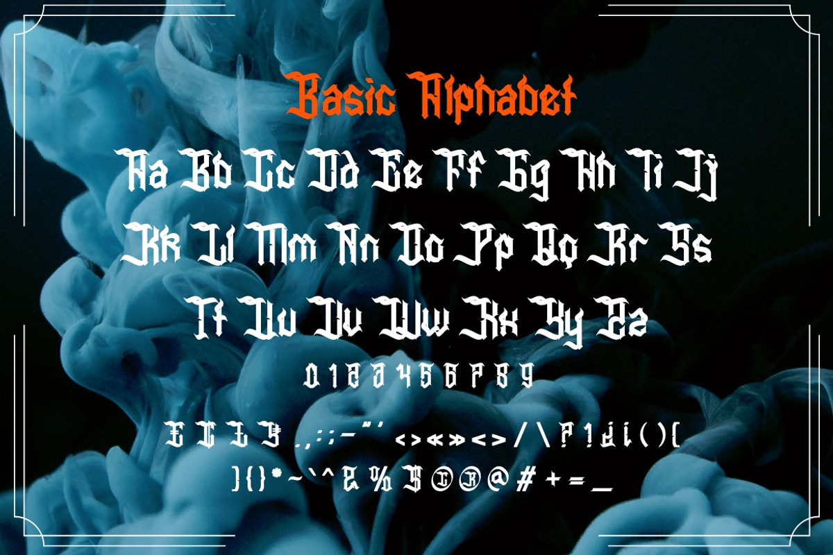 Saxterun - Display Blackletter Font, a Blackletter Font by Dhabee (Photo 3 of 17)