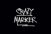 Crazy Marker Graffiti Font, a Handwritten Font by sunnytudu (Thumbnail 1 of 8)