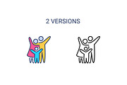 Insurance icons, an Outline Icon by vectorstank (Thumbnail 2 of 4)