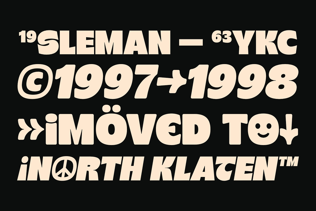 Revan Bright - Heavy Playful Sans, a Sans Serif Font by Mbonster Design Studio (Photo 5 of 16)